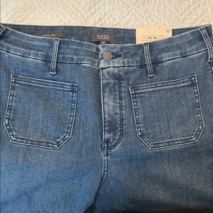 NYDJ Medium Wash Wide Leg Jeans